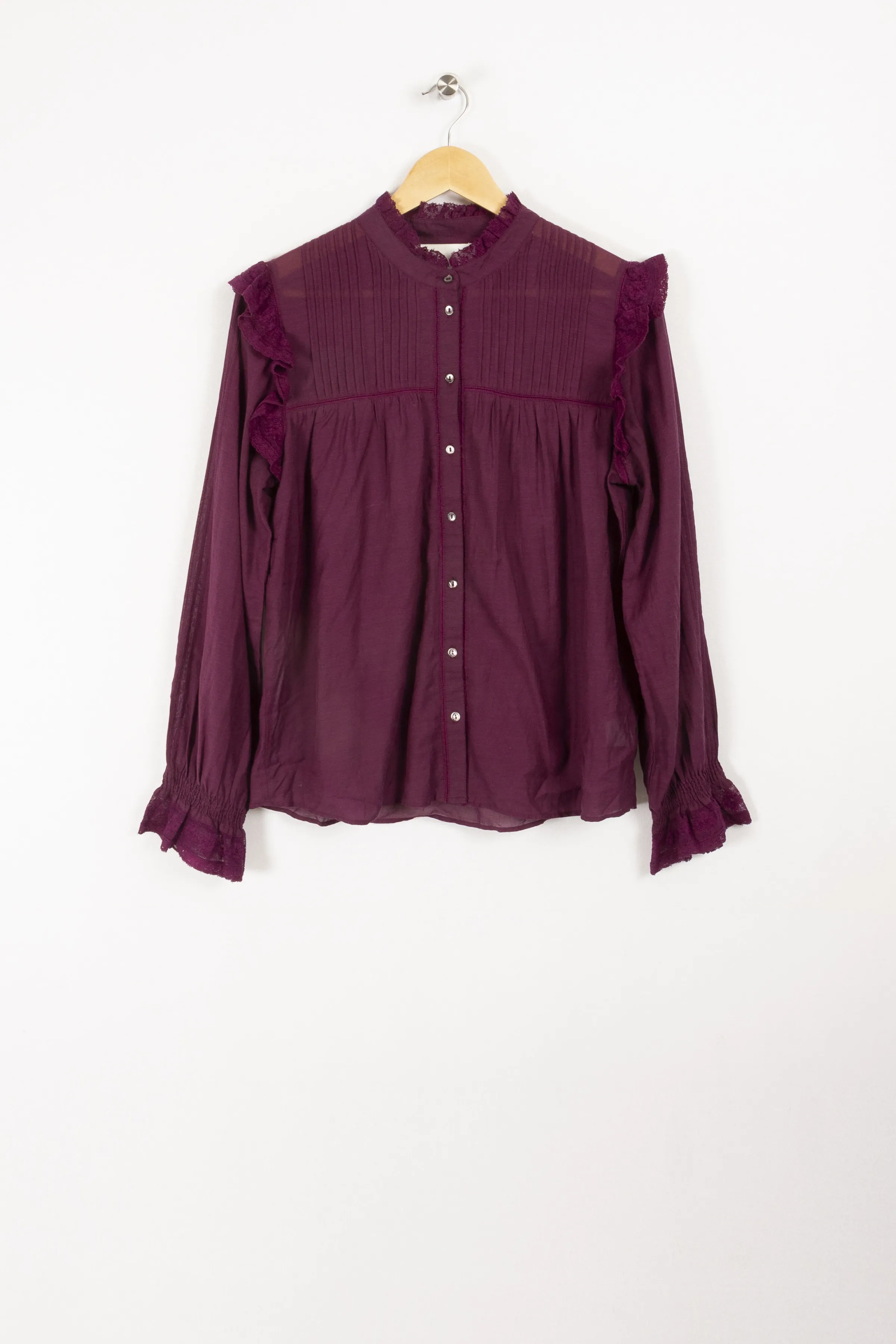 Léon & Harper Chemises<Chemise - 36 Bordeaux