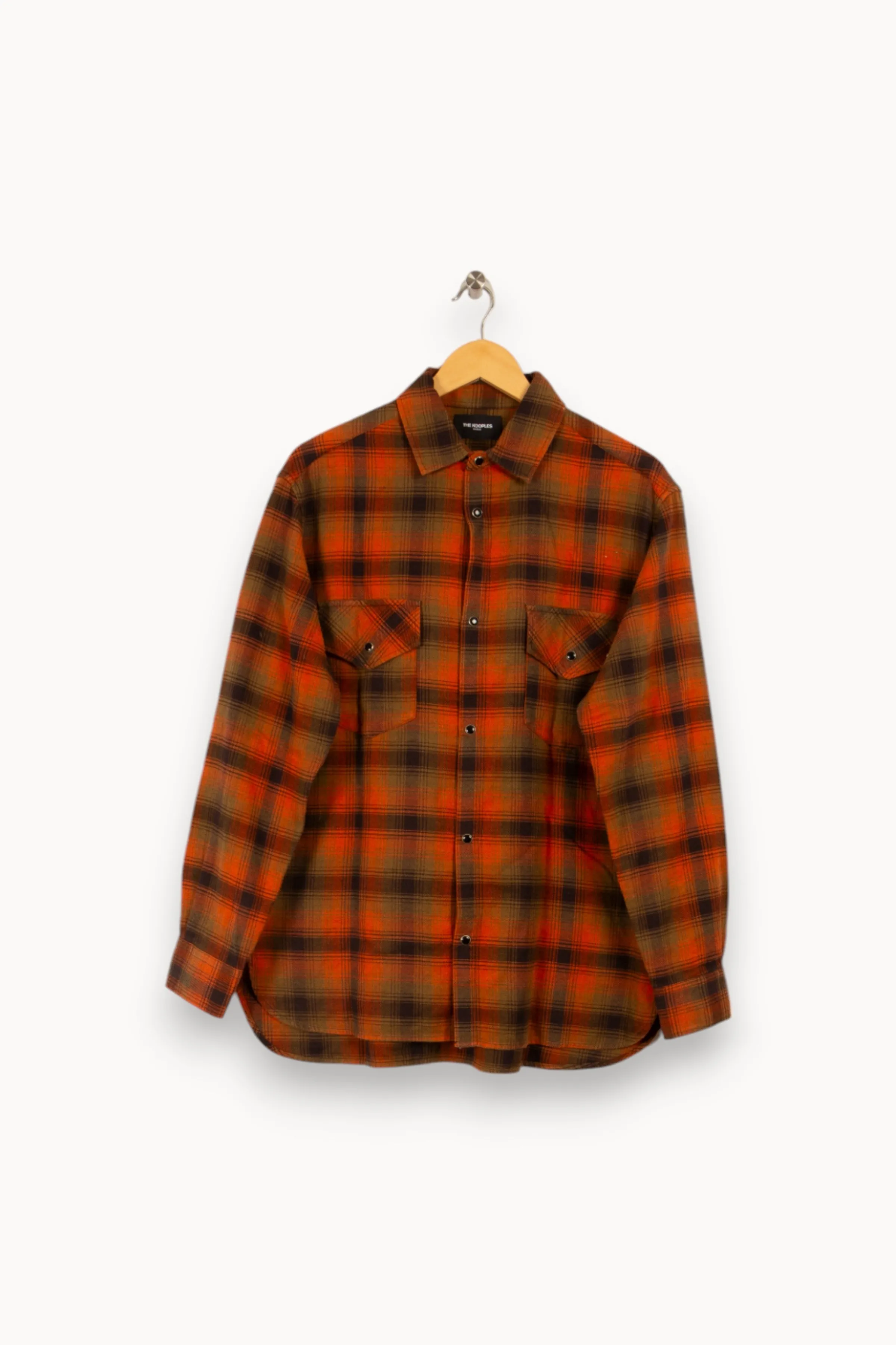 The Kooples Chemises<Chemise à carreaux orange et vert - Taille S/36 Multicolore
