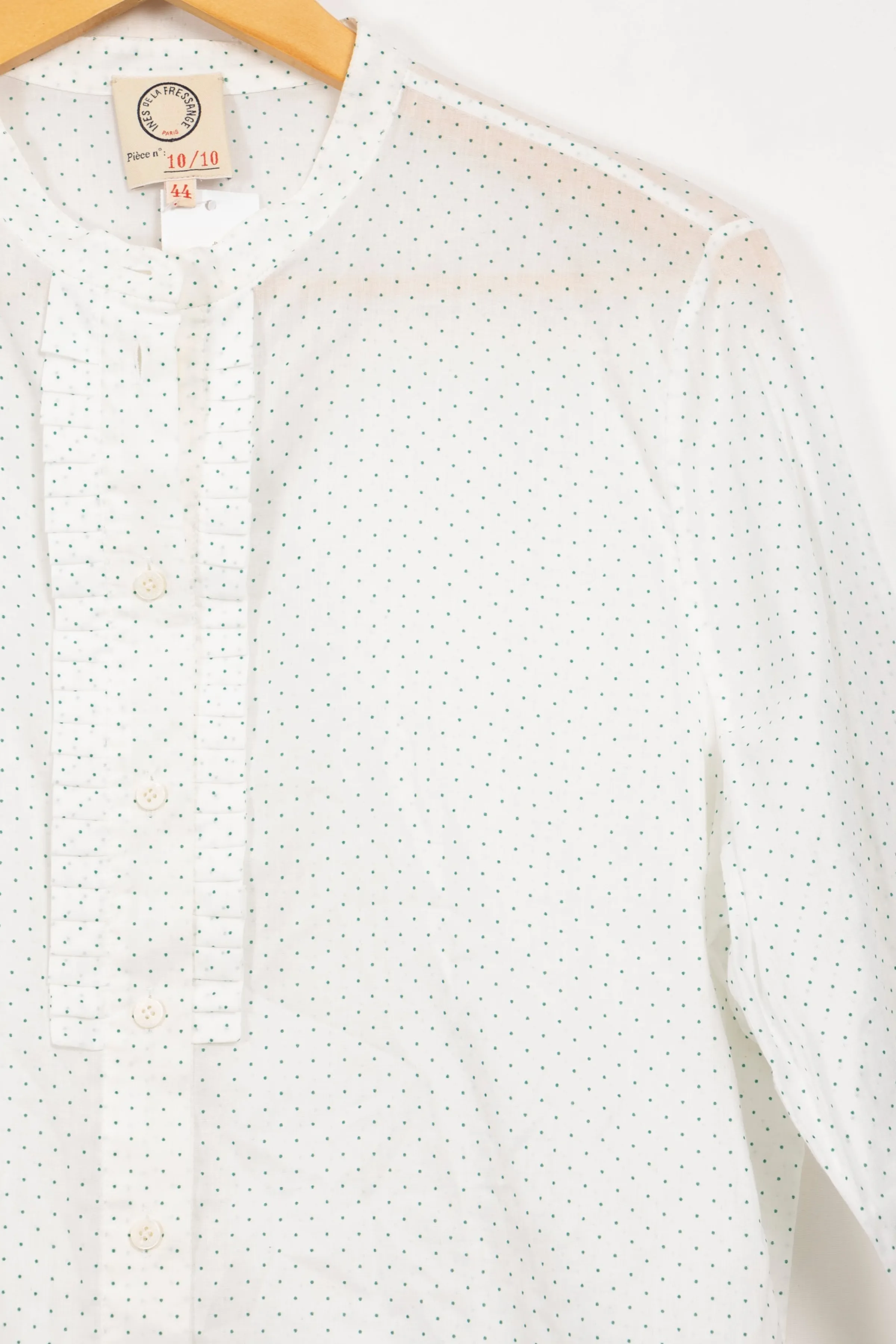 Ines de la Fressange Paris Chemises<Chemise he à points - 44 Blanc