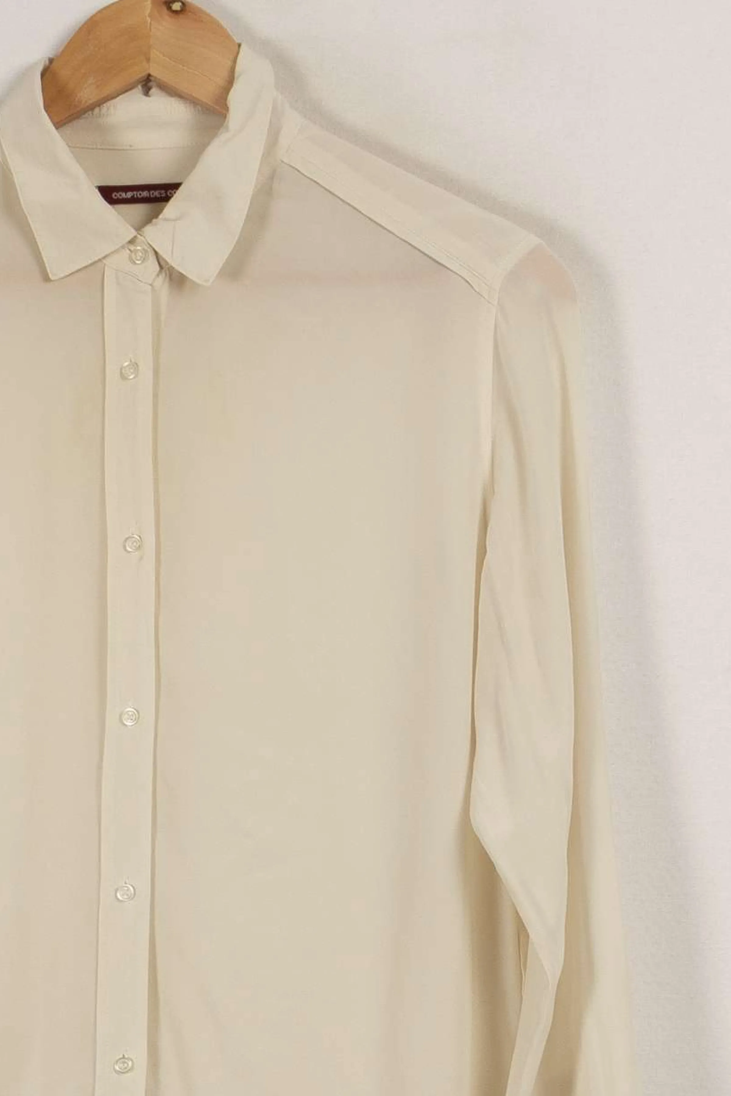 Comptoir des Cotonniers Chemises<Chemise he/beige - Taille XS/34 Blanc