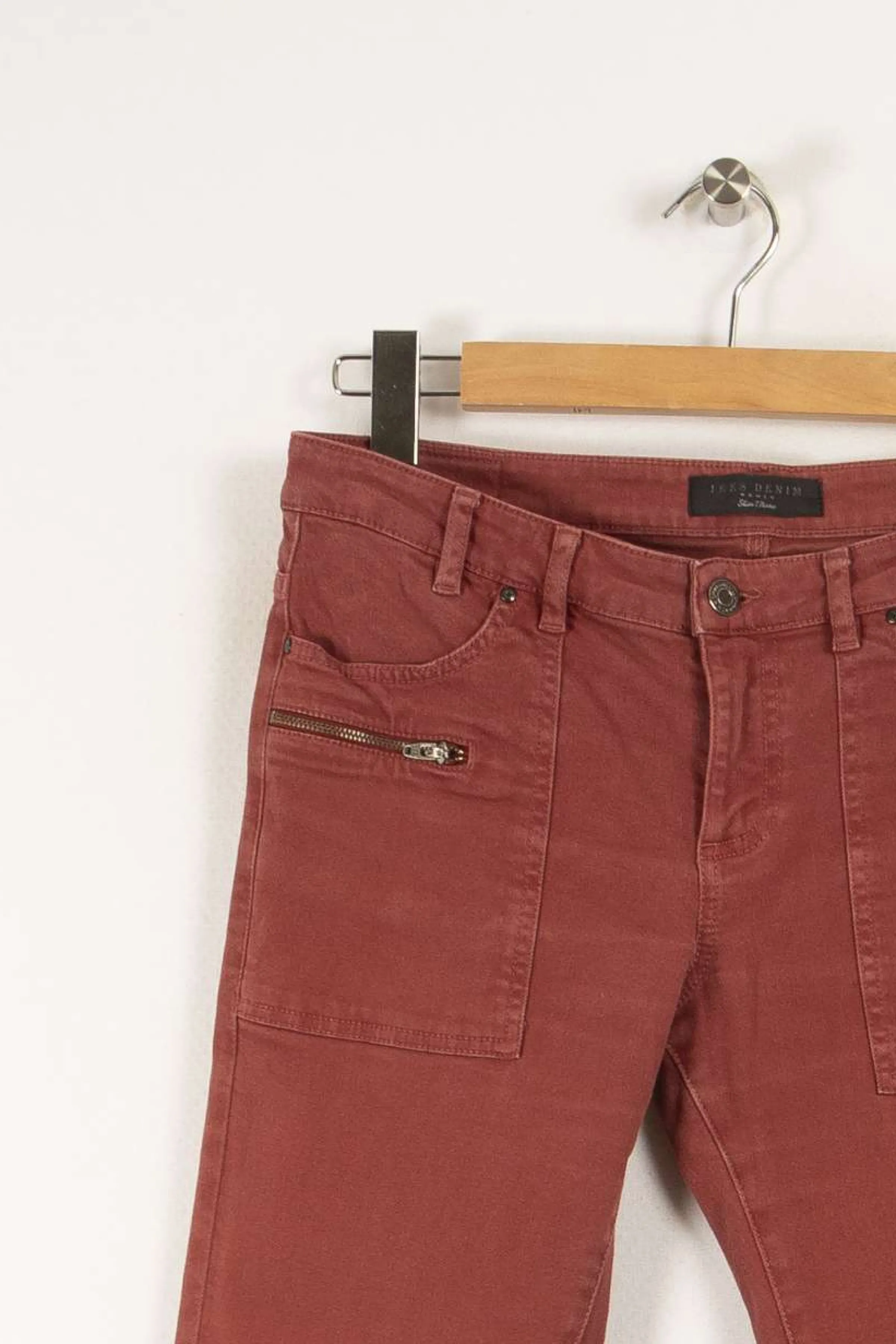 IKKS Jeans<Jean - Taille L/40 Bordeaux