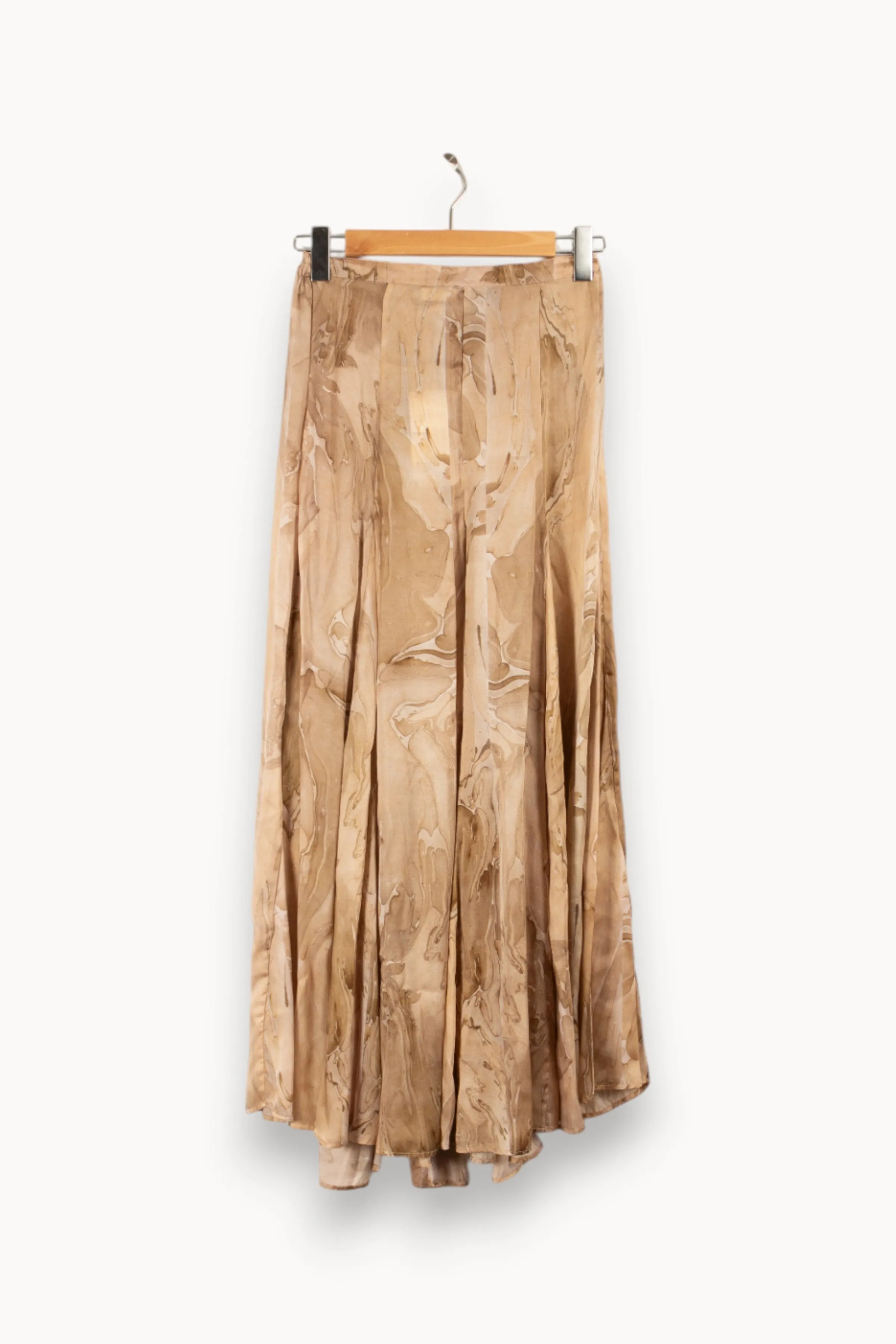 Mes Demoiselles Paris Jupes<Jupe longue à motifs - Taille M/38 Beige