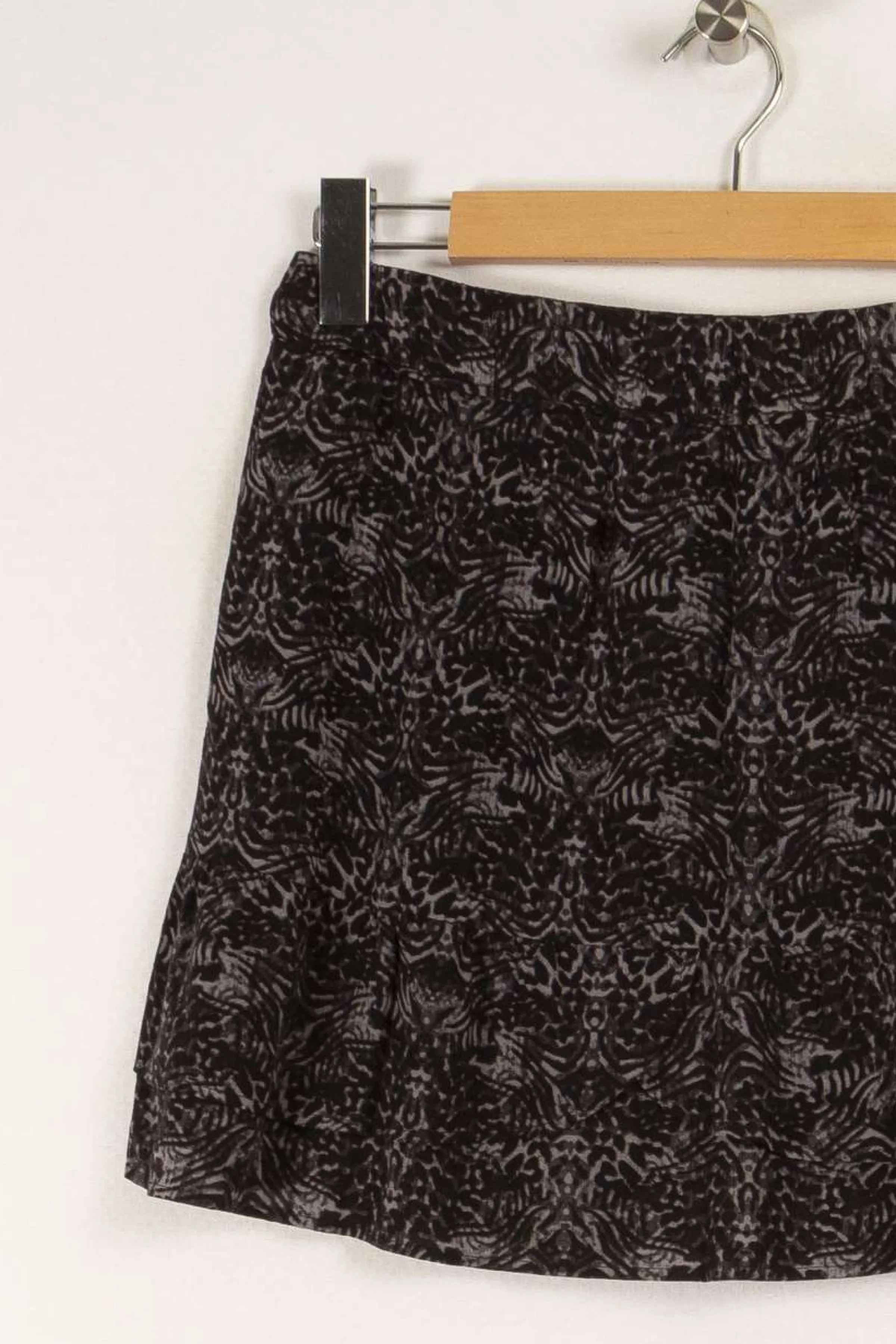 Comptoir des Cotonniers Jupes<Jupe e et grise à motifs - Taille S/36 Noir