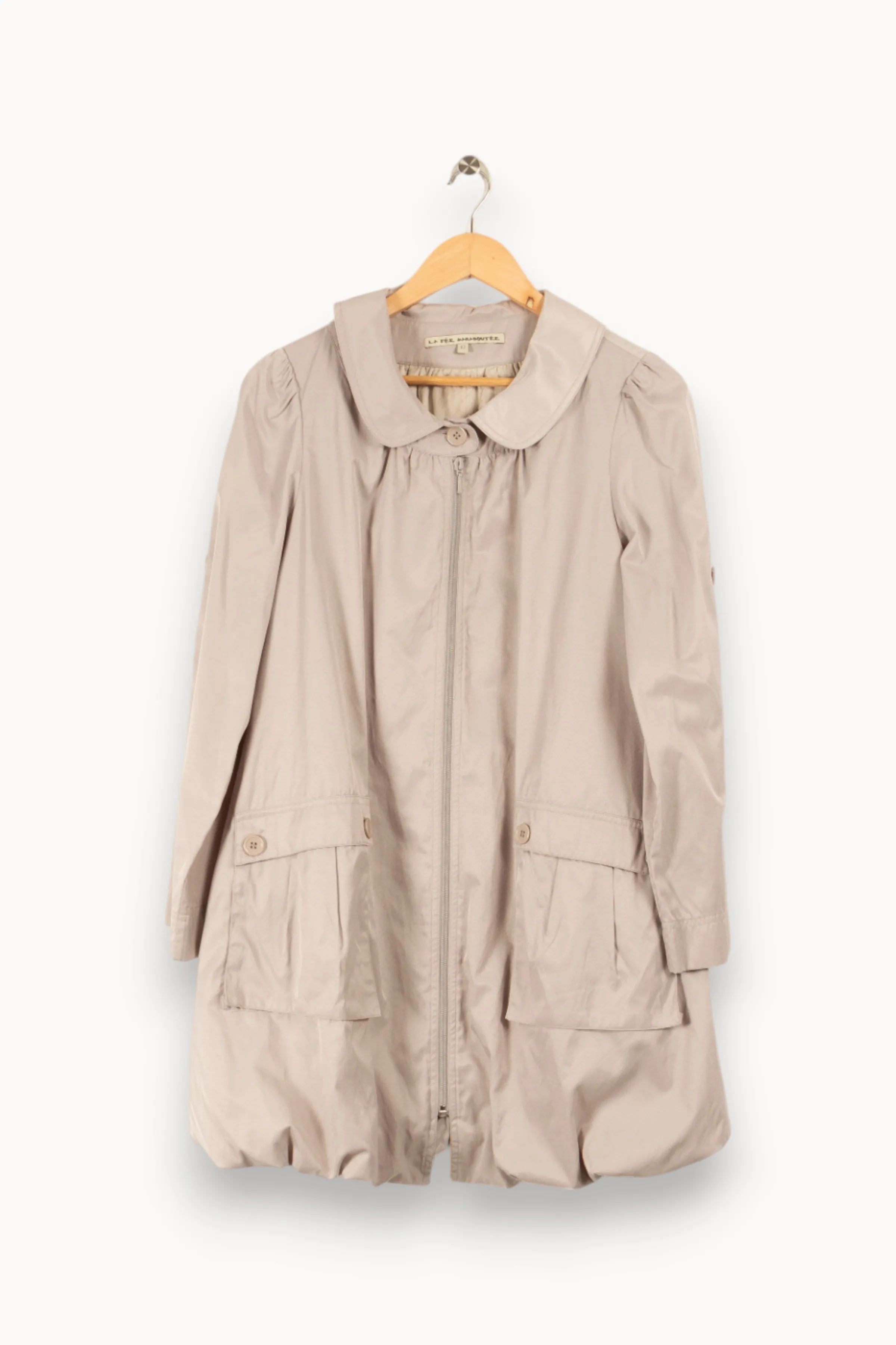 La Fée Maraboutée Vestes & Manteaux<Manteau - Taille XL/42 Gris
