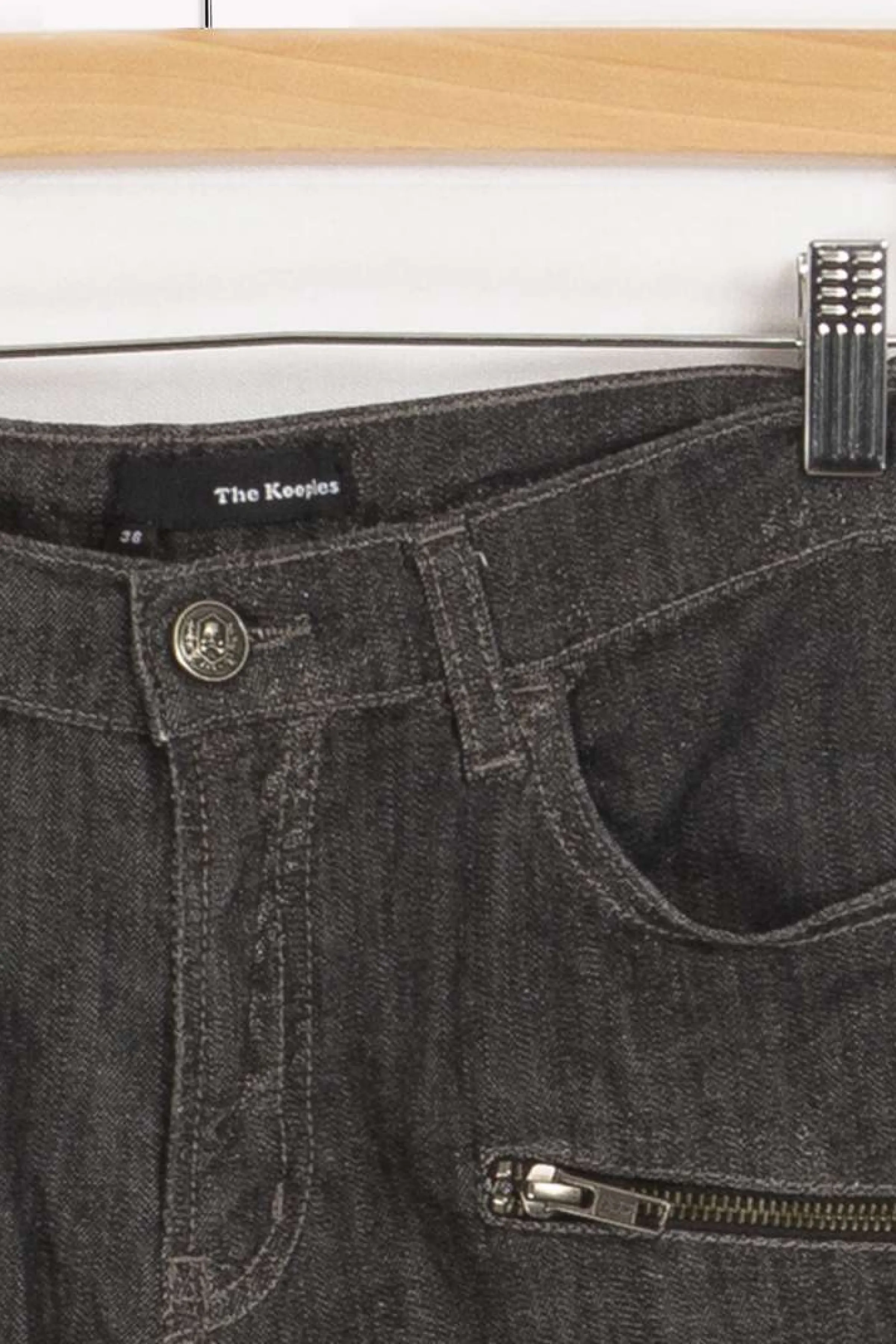 The Kooples Jupes<Mini jupe jean e - S/36 Noir