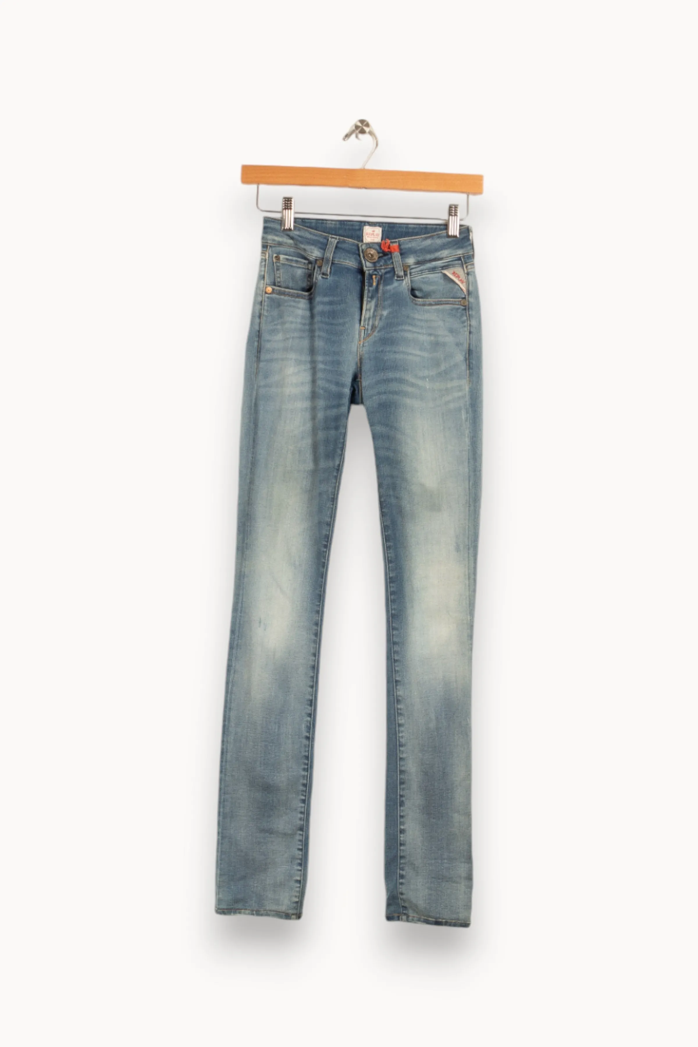 Replay Pantalons<Pantalon - XS/34 Bleu