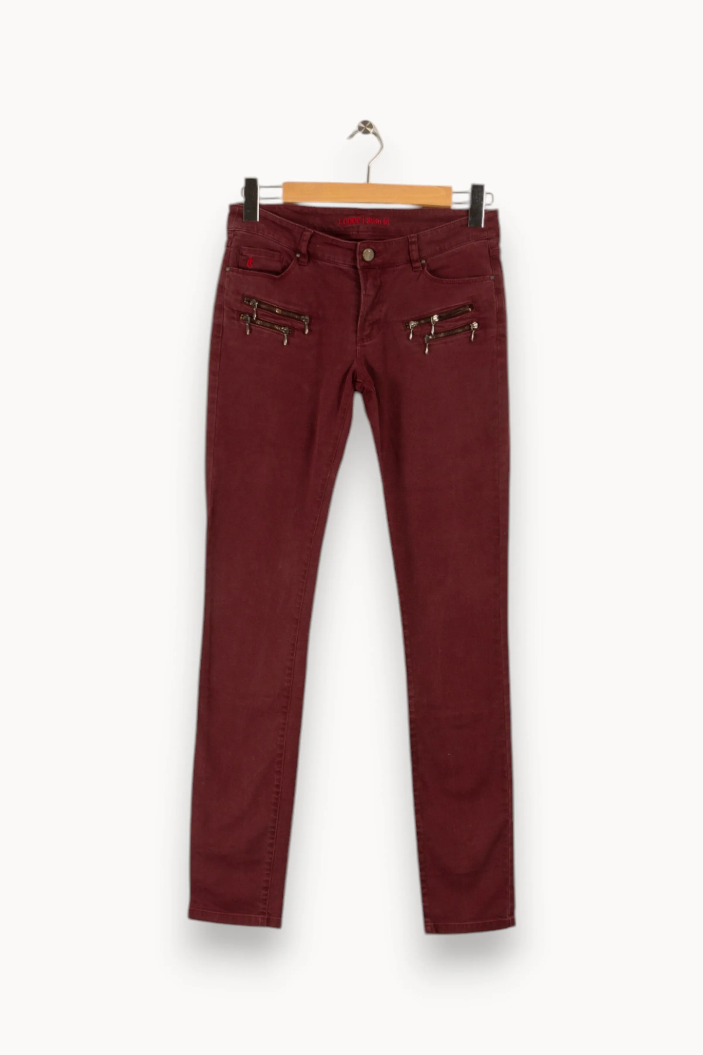 I.Code Pantalons<Pantalon - Taille M/38 Bordeaux