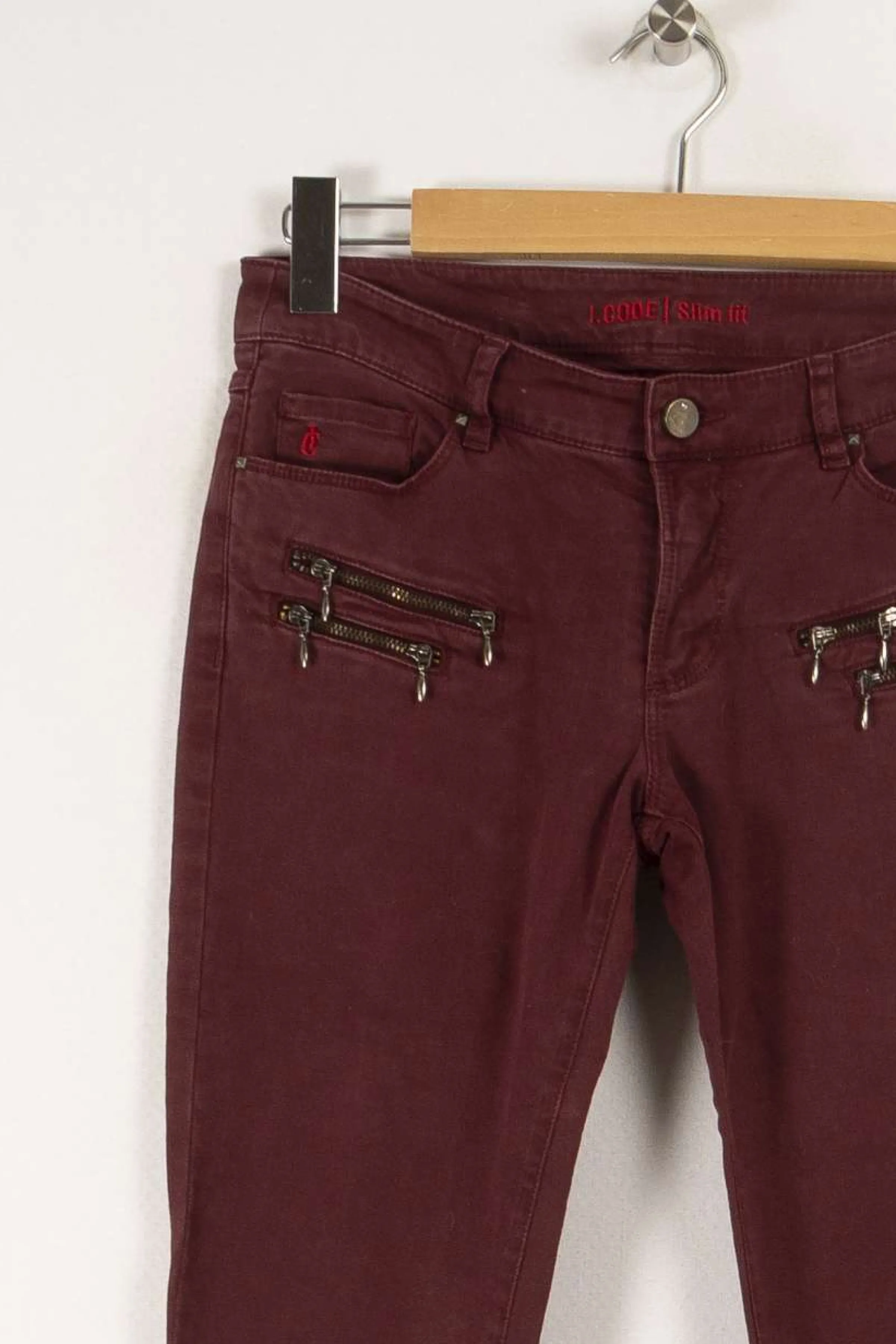 I.Code Pantalons<Pantalon - Taille M/38 Bordeaux
