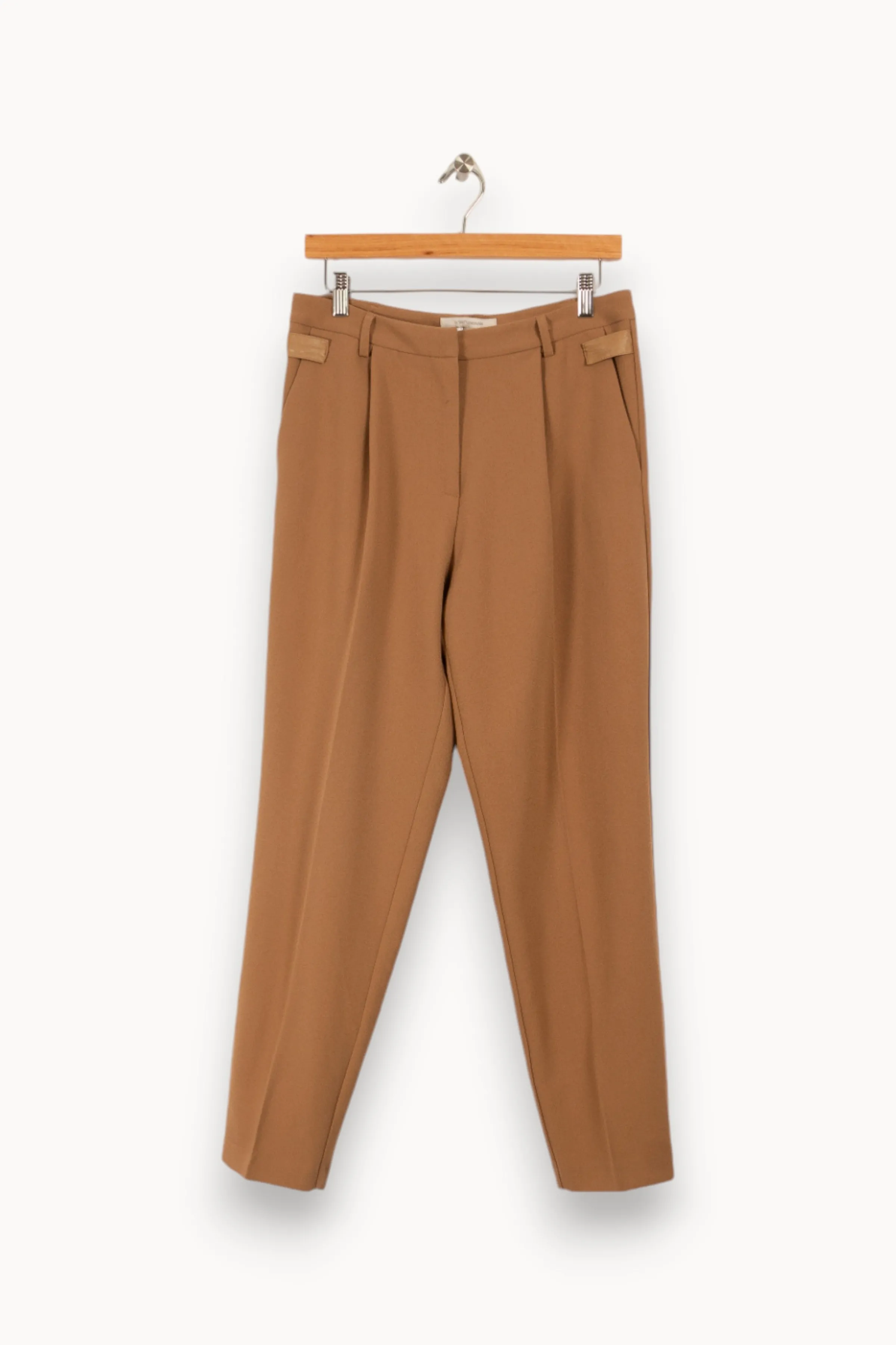 La Fée Maraboutée Pantalons<Pantalon large 7/8ème - L/40 Marron