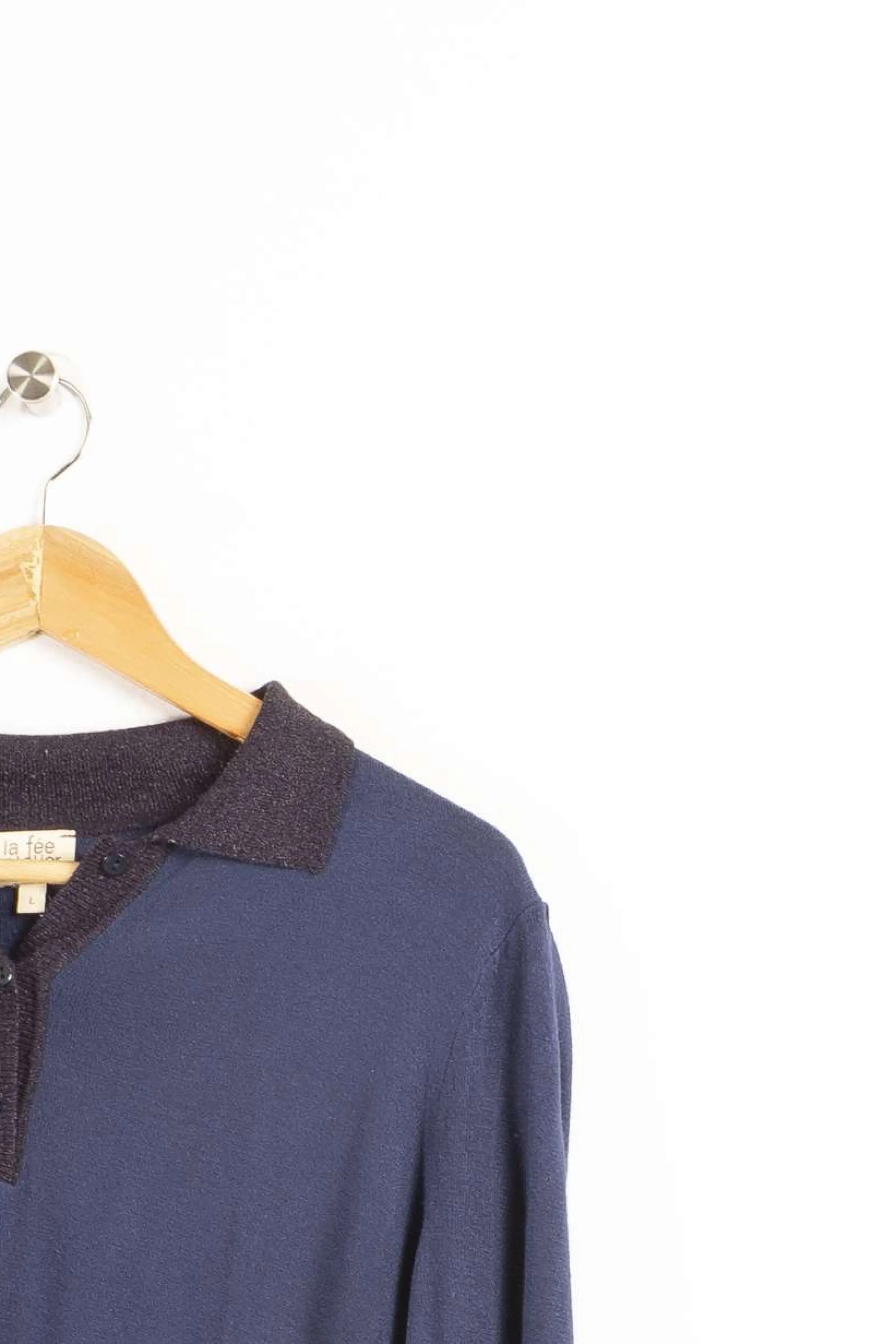 La Fée Maraboutée Mailles | Pulls & Cardigans<Pull - Taille L/40 Bleu