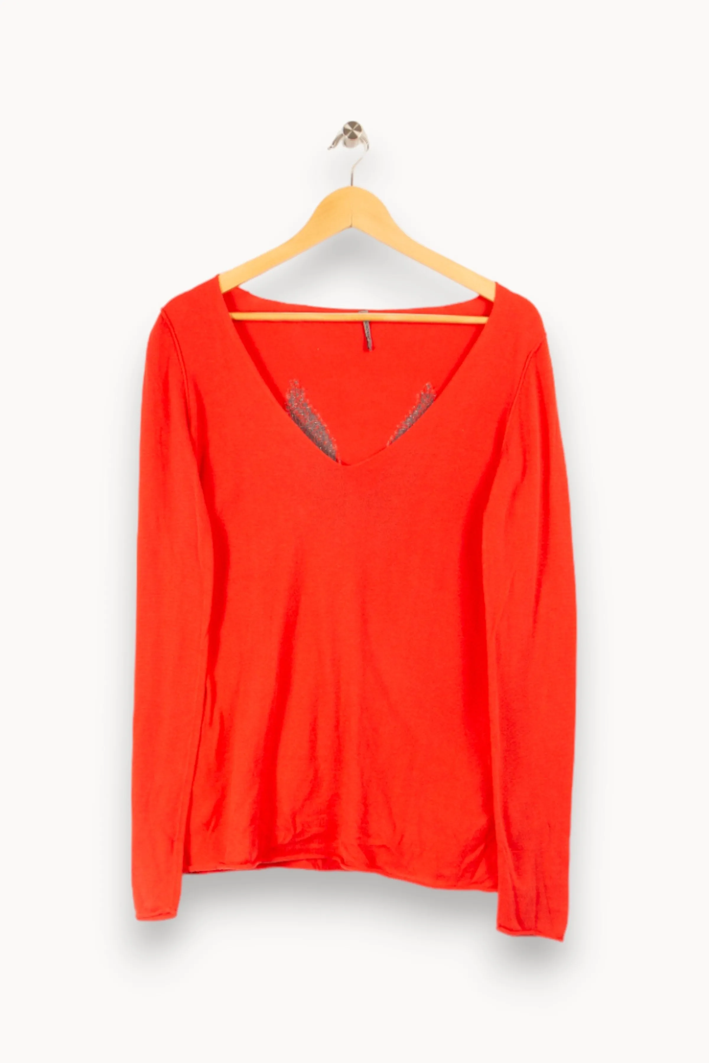Sud express Mailles | Pulls & Cardigans<Pull - Taille M/38 Orange