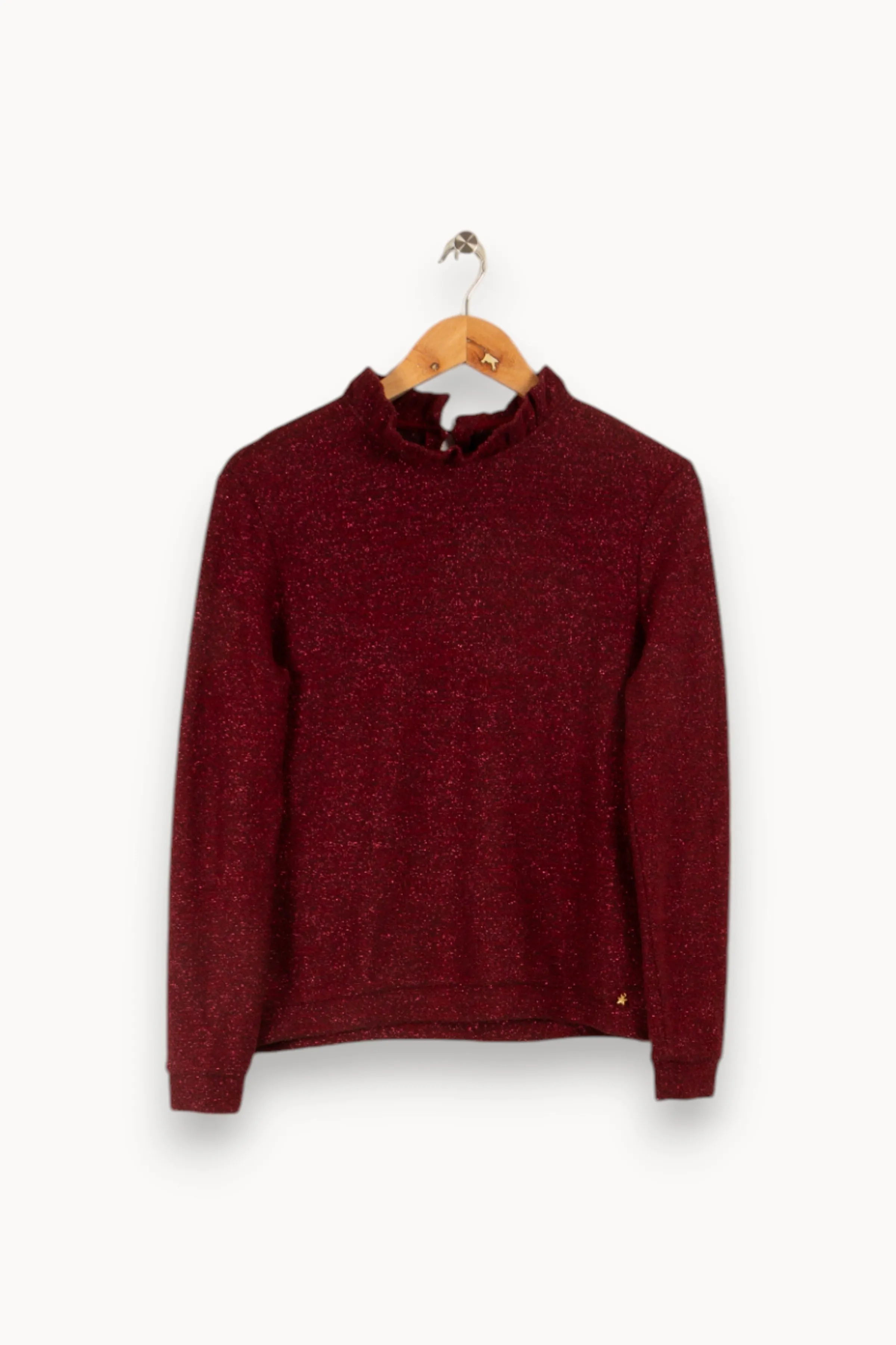 Des petits hauts Des Pièces Pour Être Au Chaud | Mailles<Pull brillant - Taille M/38 Bordeaux