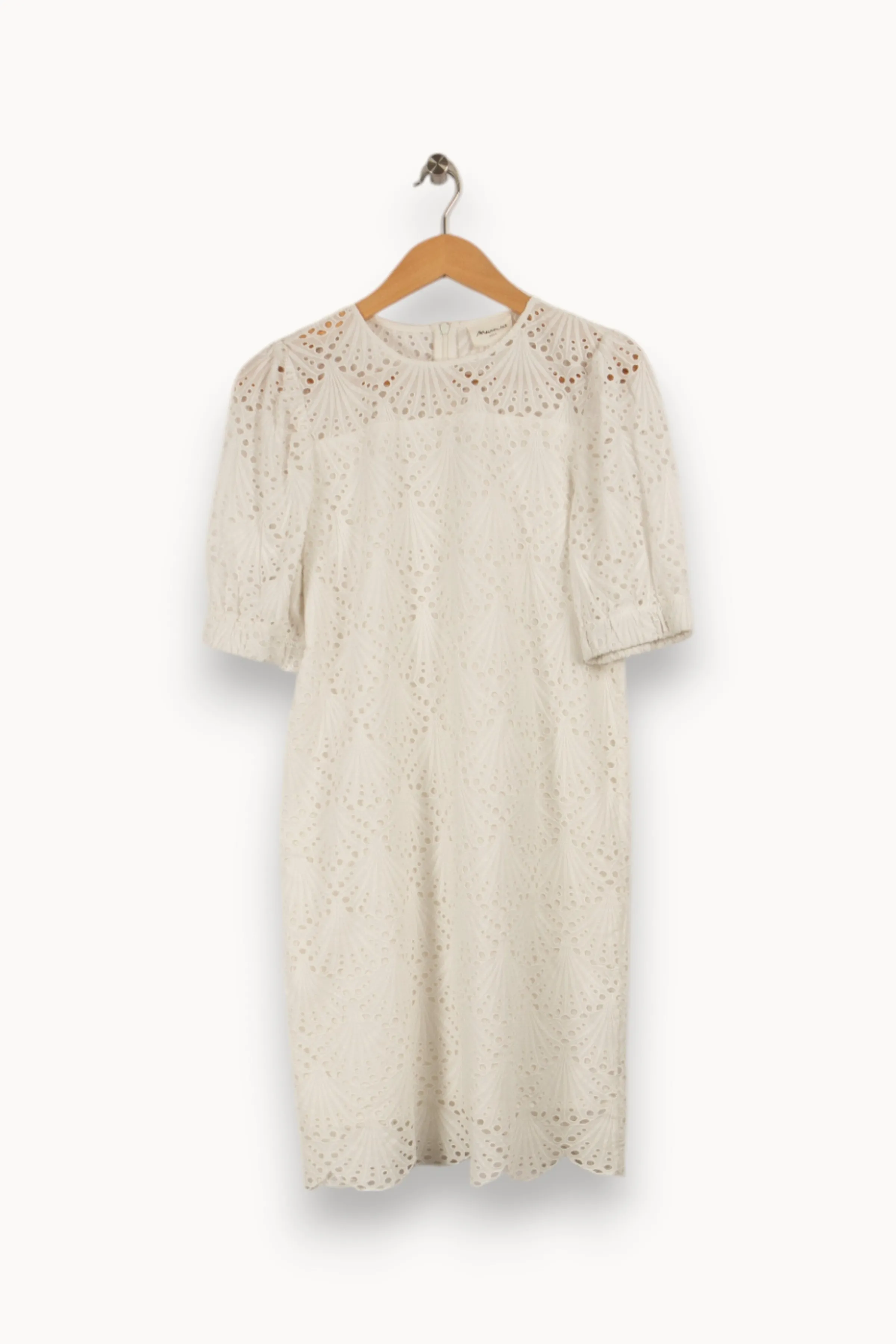 Maison 123 Robes<Robe he à dentelle - Taille S/36 Blanc