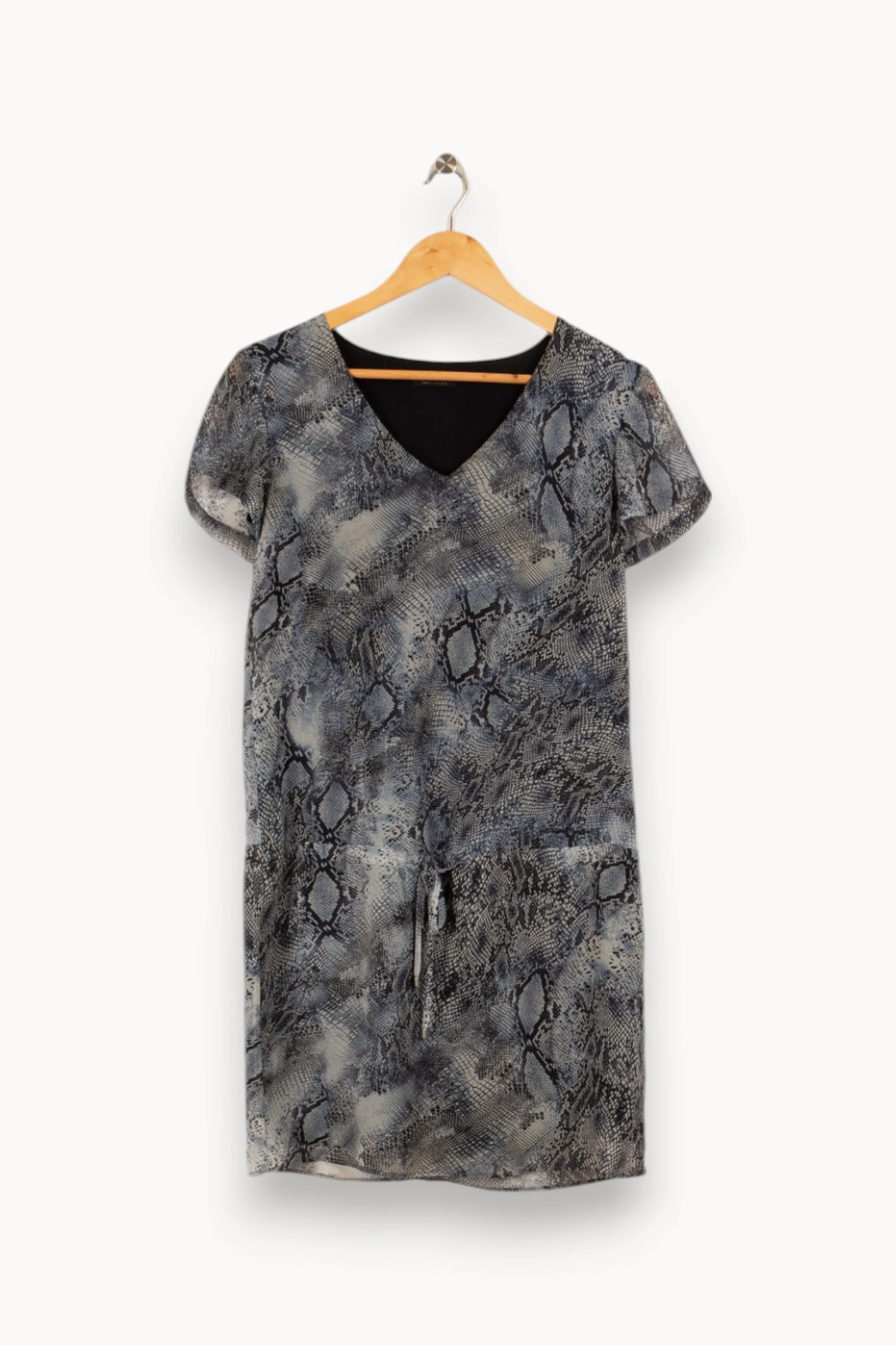 IKKS Robes<Robe e à motif crocodile - Taille S/36 Bleu
