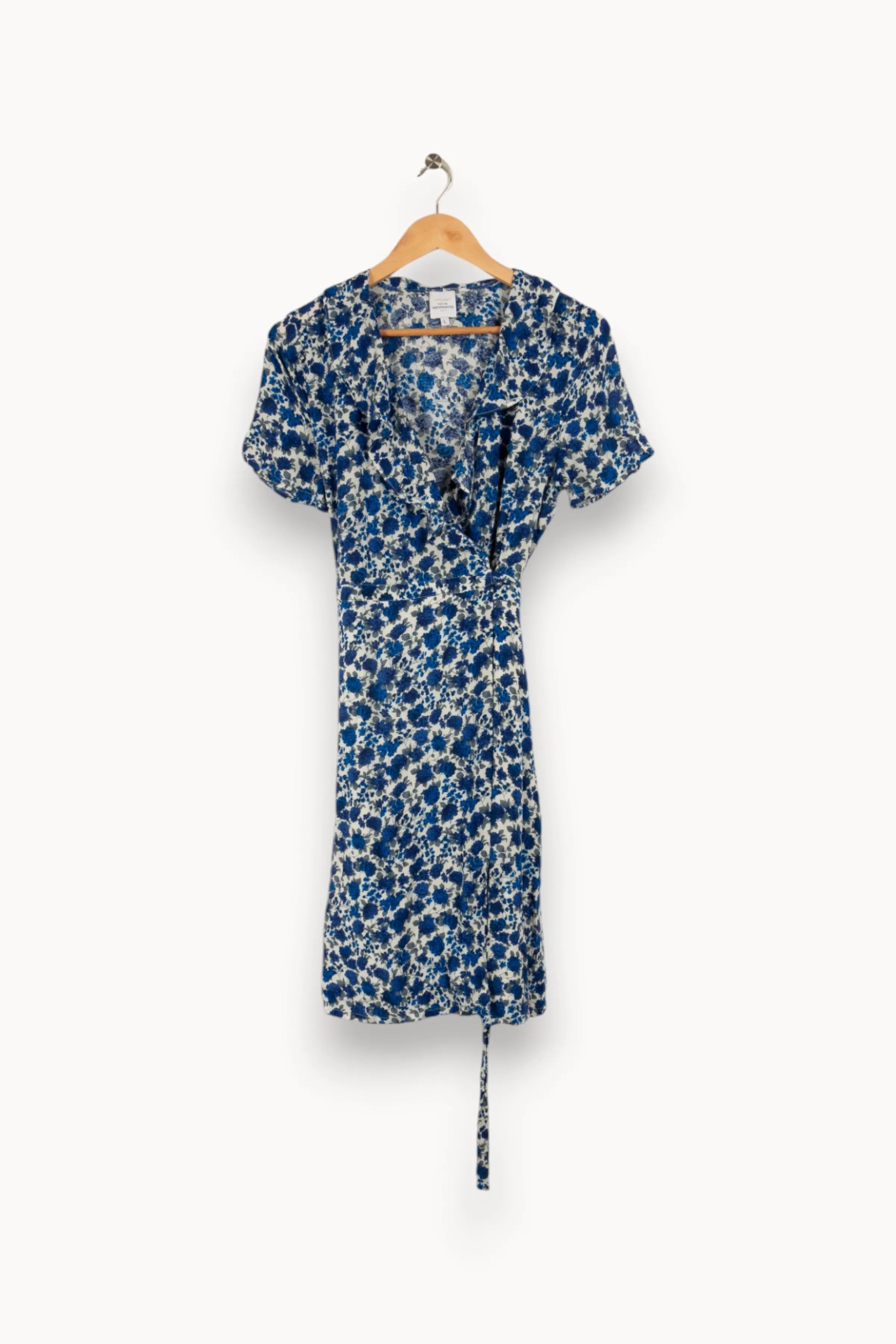 Petite Mendigote Robes<Robe bleue à motifs - Taille L/40 Multicolore