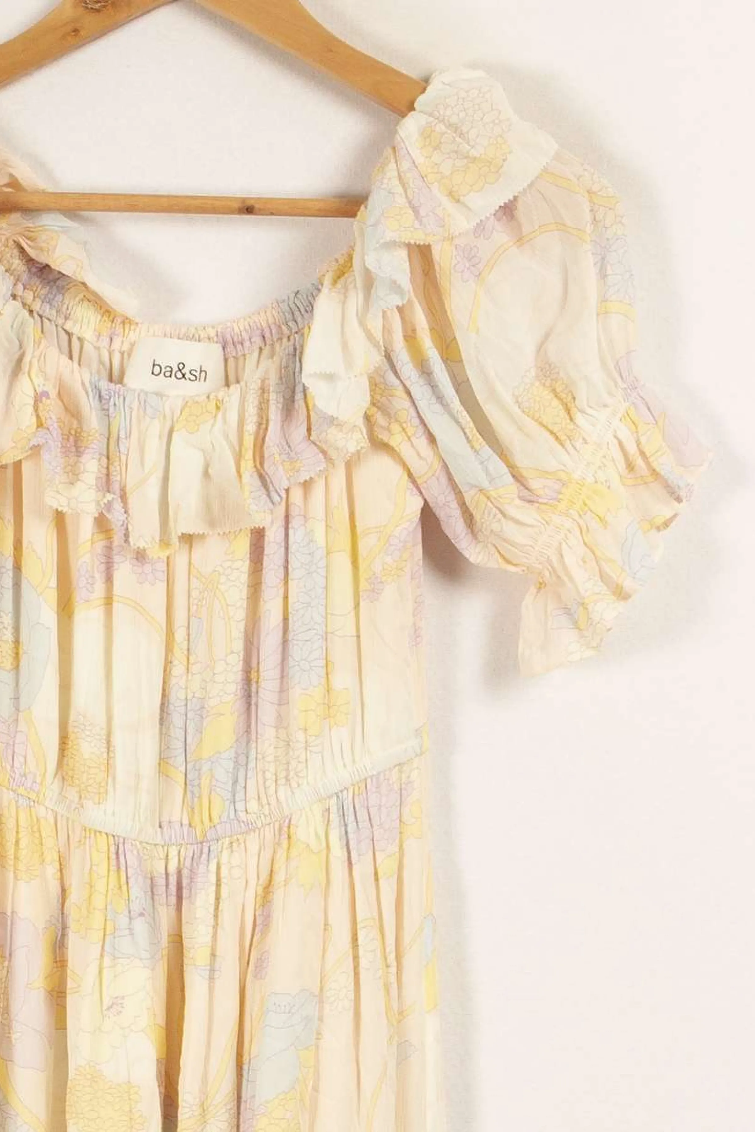 ba&sh Robes<Robe longue en couleurs pastel - Taille S/36 Multicolore