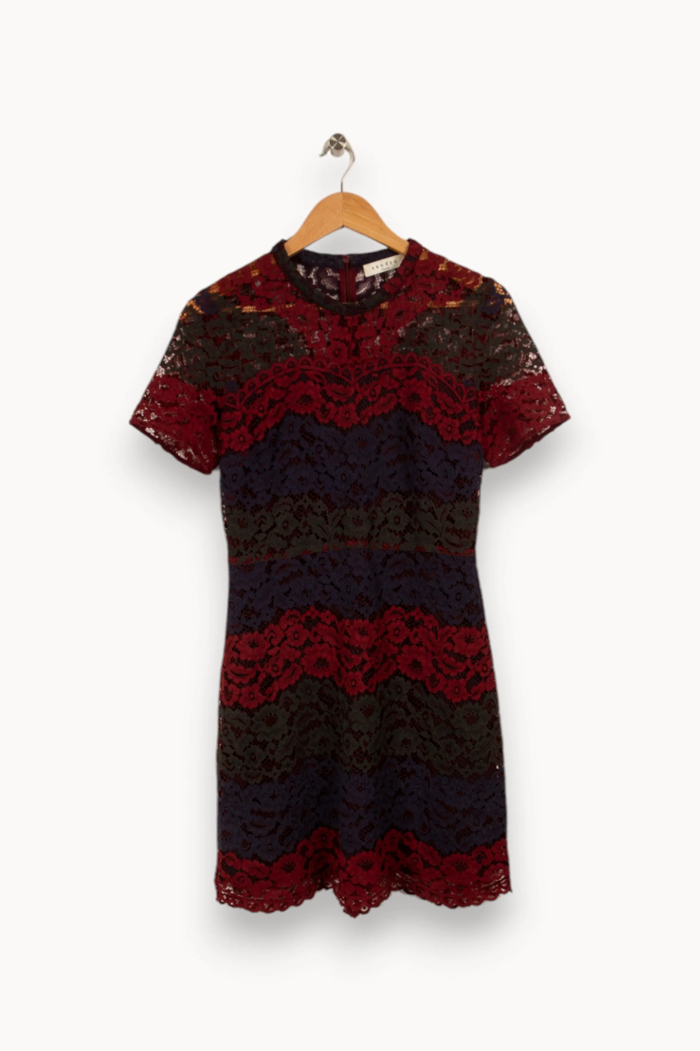 Sandro Robes<Robe à dentelle - Taille M/38 Multicolore