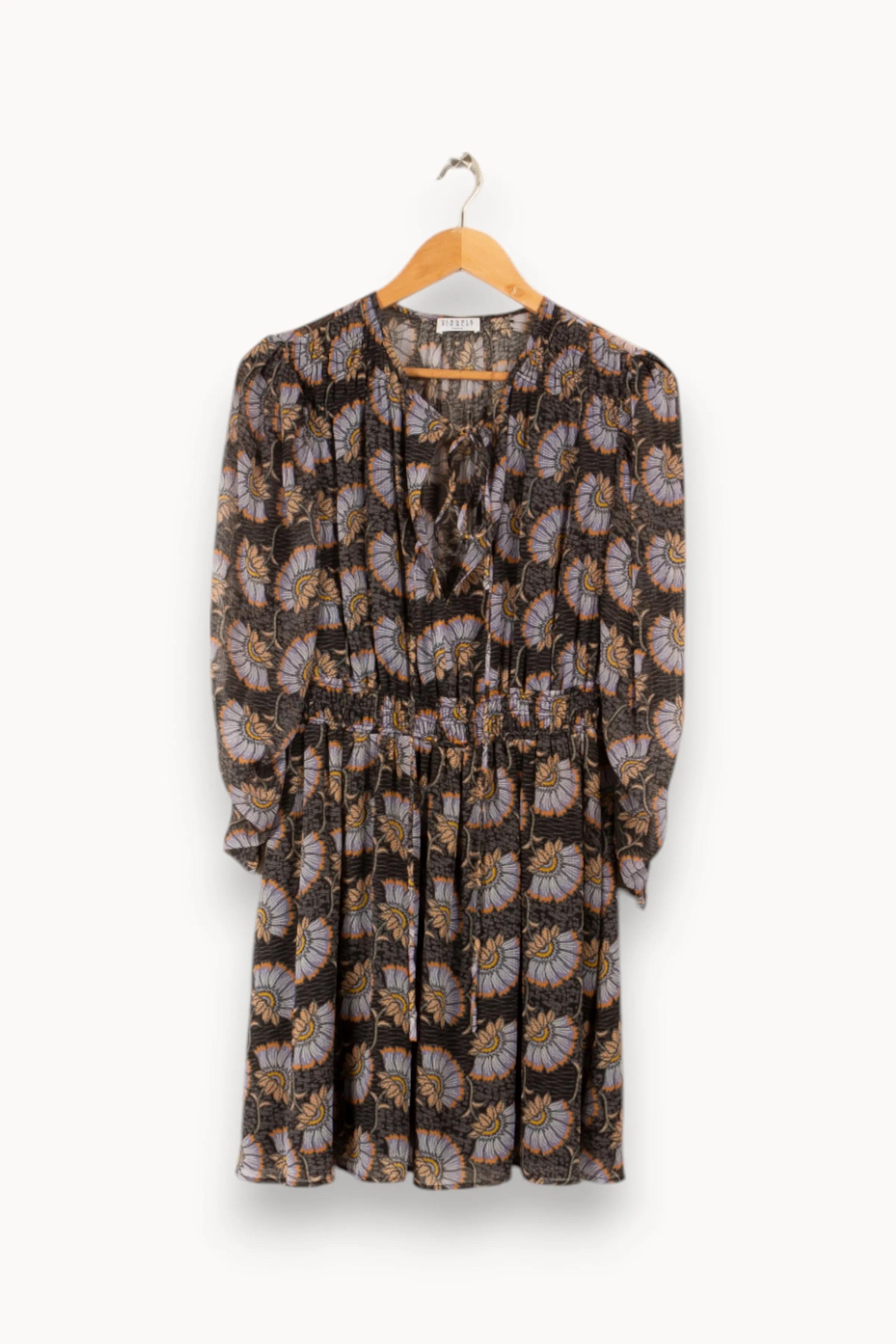 Claudie Pierlot Robes<Robe à motifs - Taille S/36 Multicolore