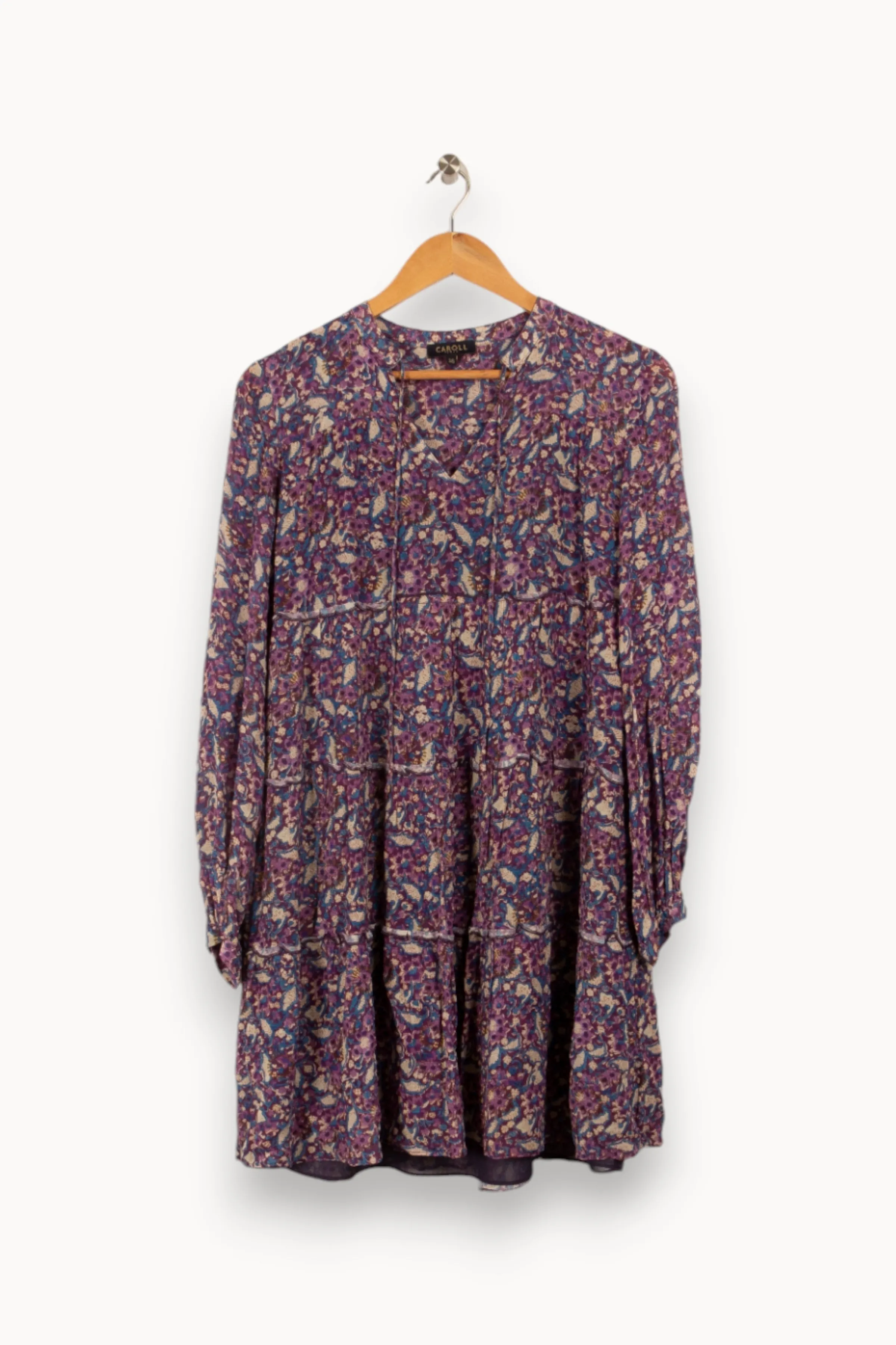 Caroll Robes<Robe multicolore te - Taille M/38 Violet