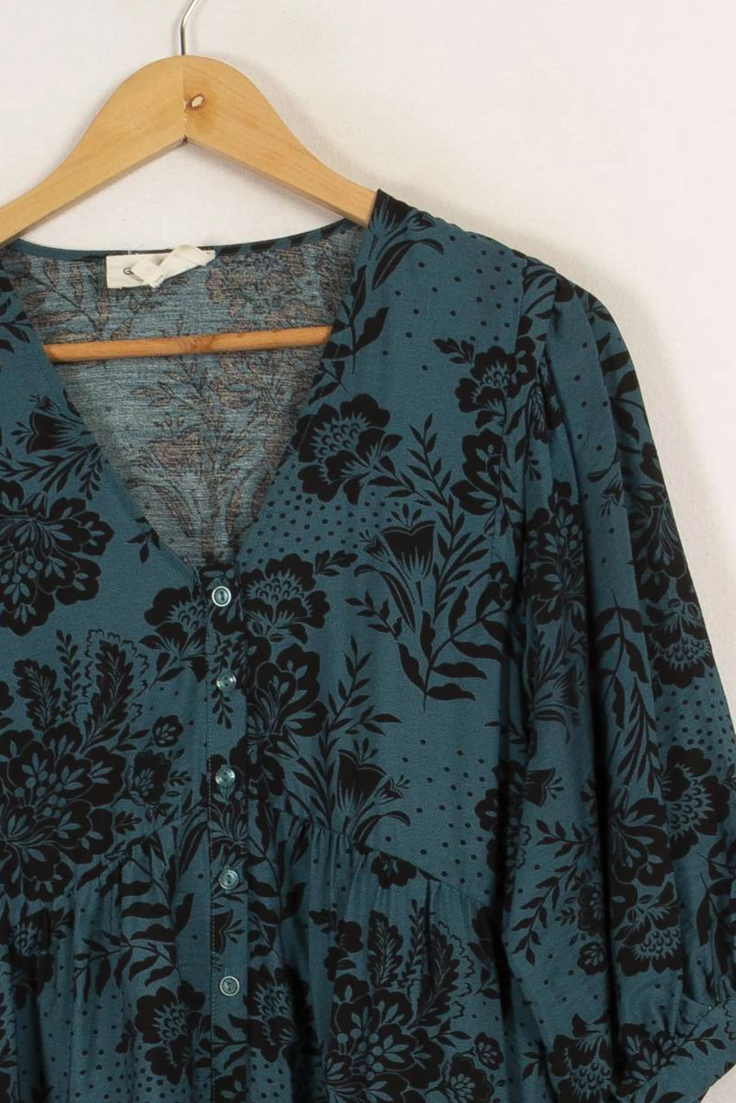 Grace & Mila Robes<Robe e/bleue à motifs - Taille S/36 Vert