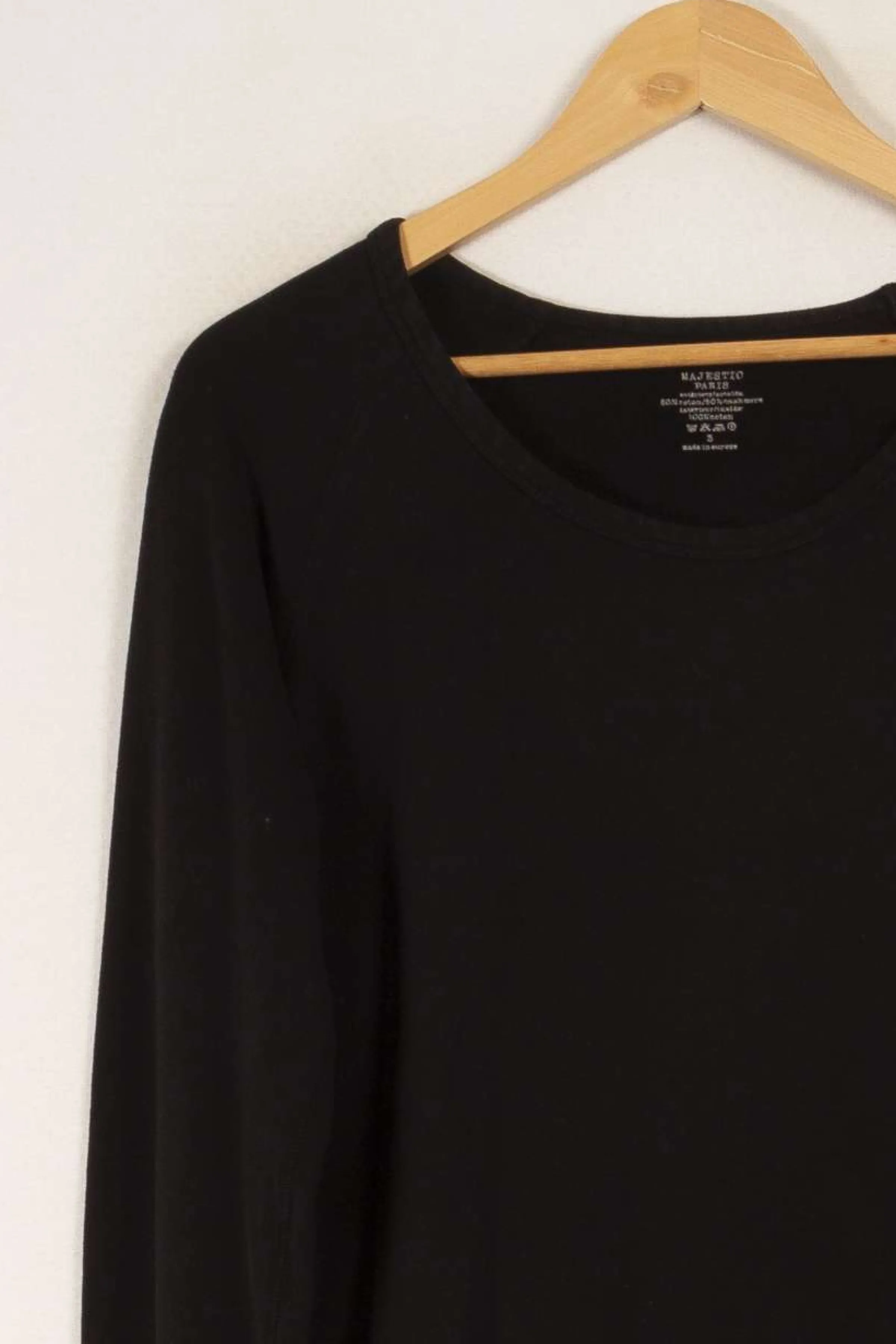 Majestic Filatures Robes<Robe-pull e - Taille L/40 Noir