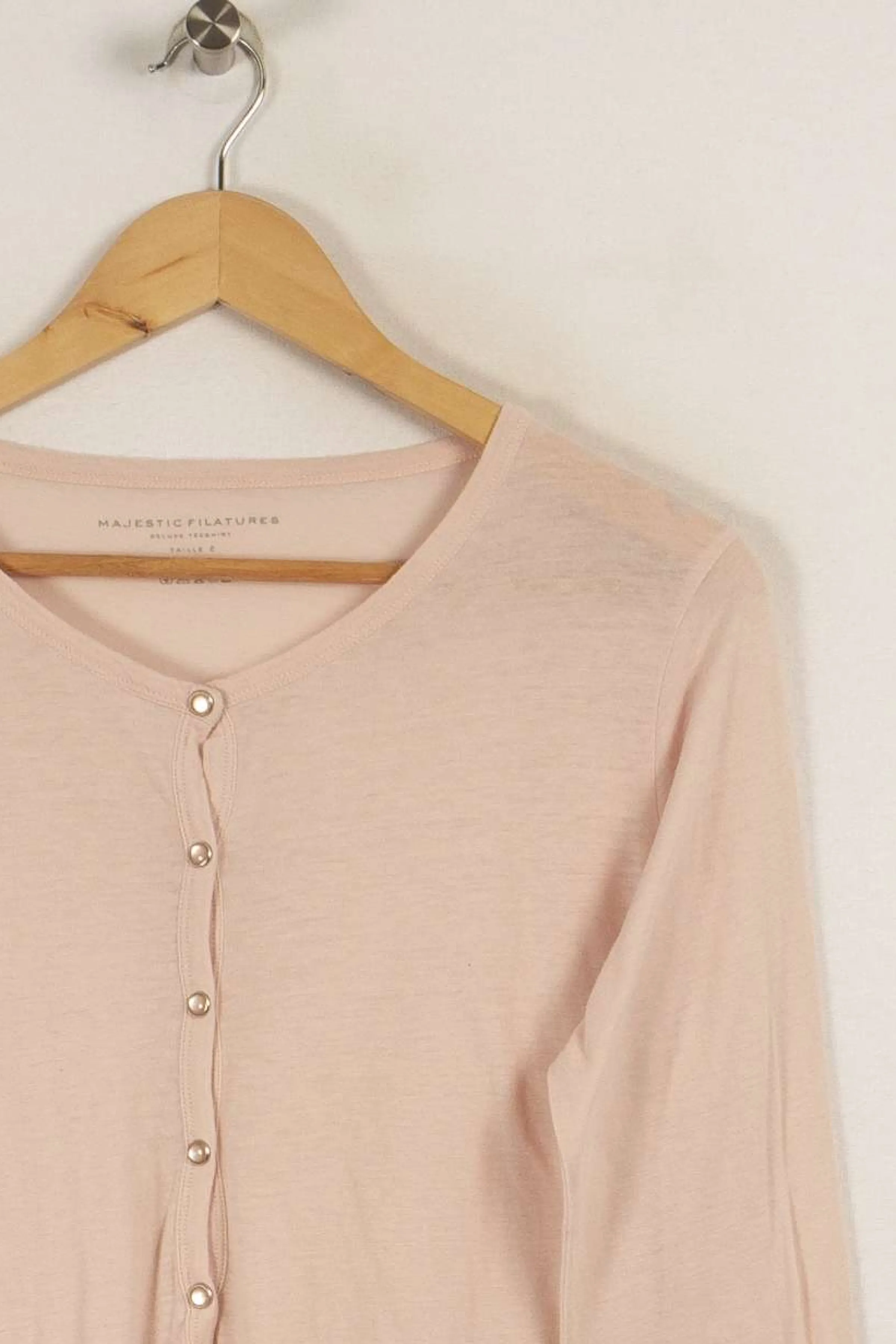 Majestic Filatures Chemises<Top - Taille M/38 Rose