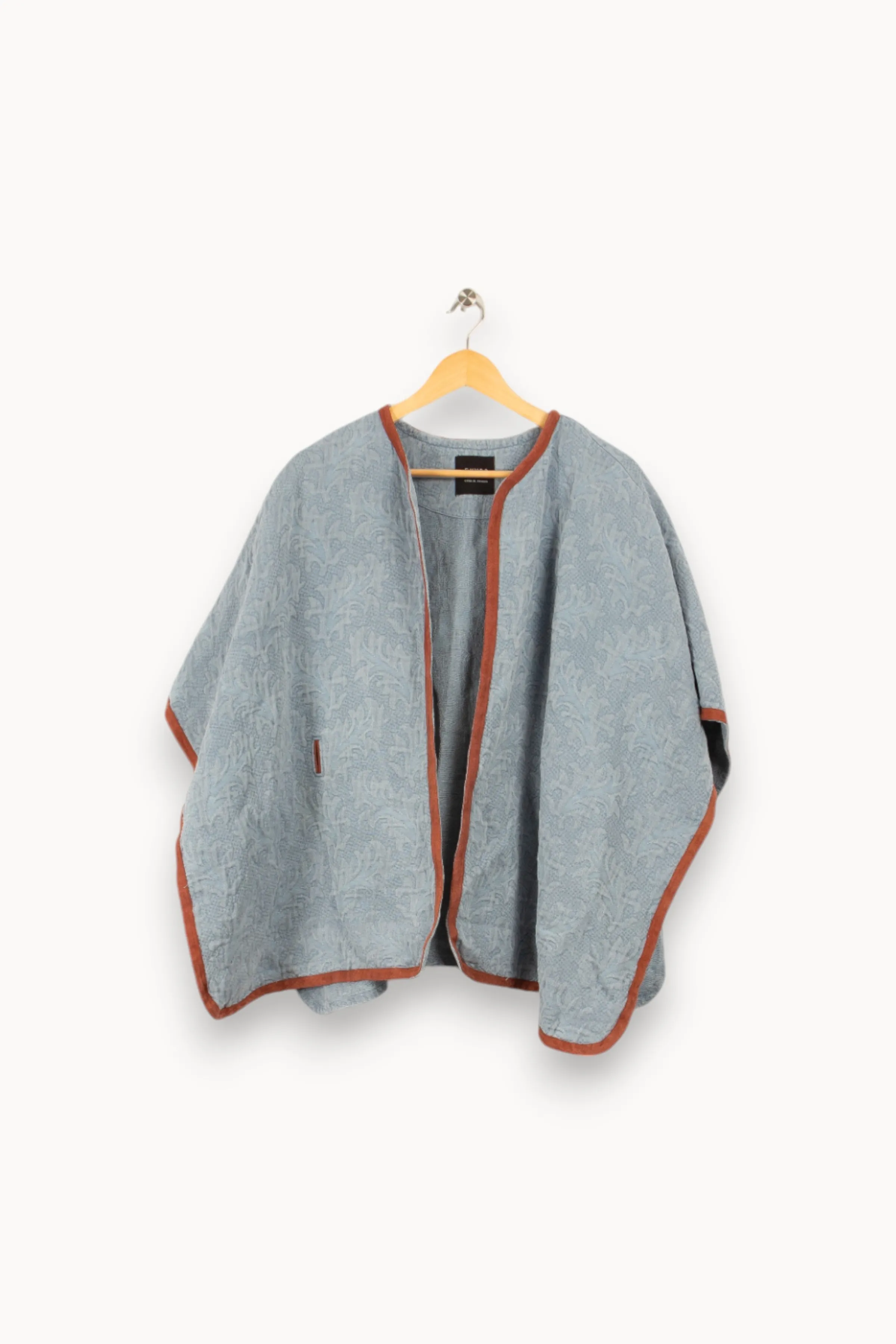 Ekyog Vestes & Manteaux<Veste e avec ceinture - Taille Unique Bleu